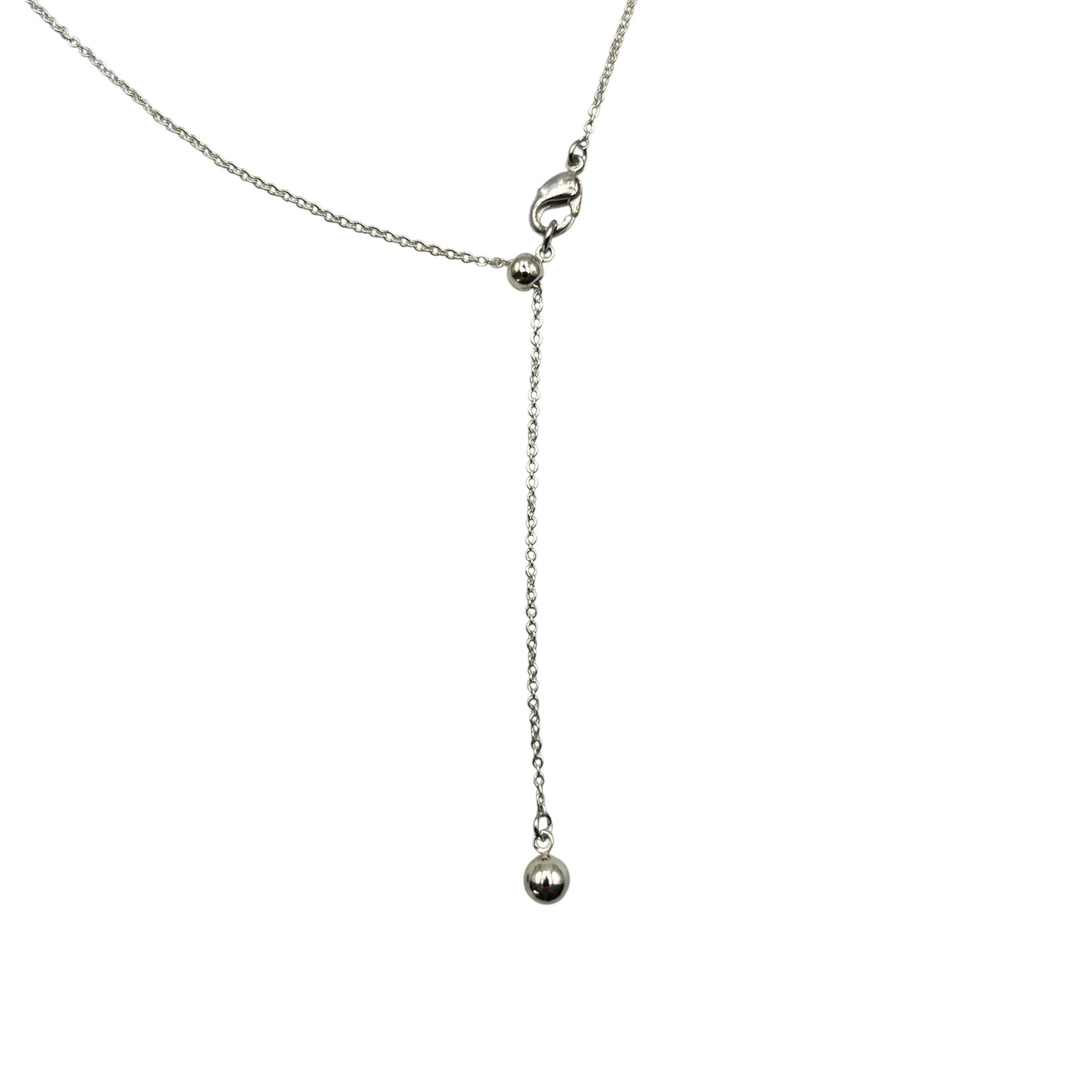 Retro Silver Pendant on an extendable chain