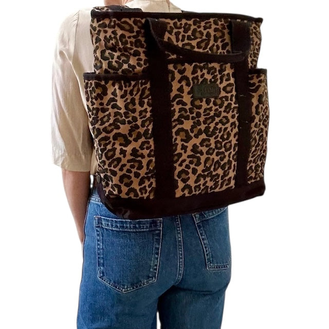 Leopard Print Backpack