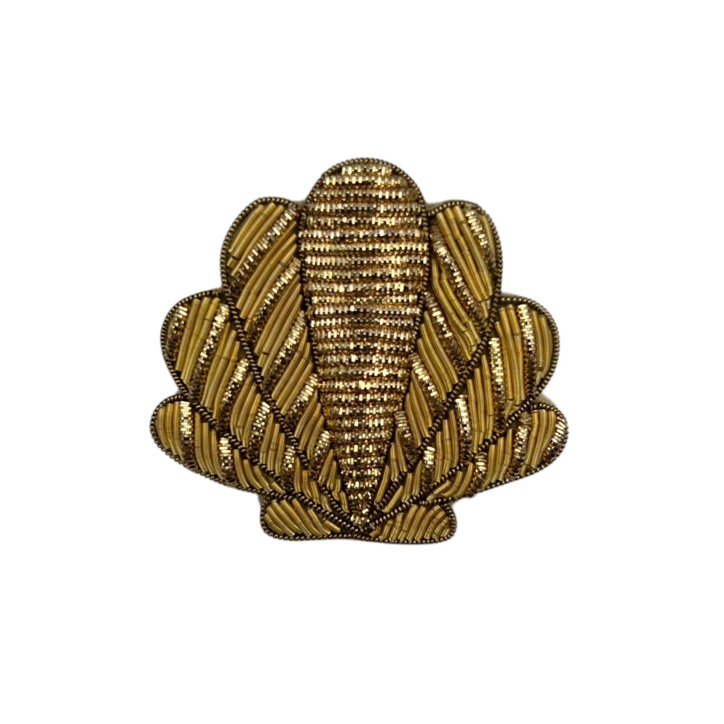 Jewellery Travel Pot in leopard print - Shell pin