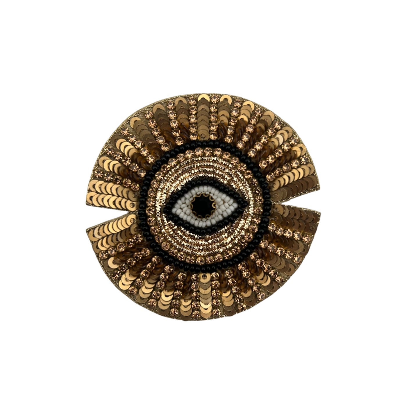 Jewellery Travel Pot in leopard print - Sunray Eye pin