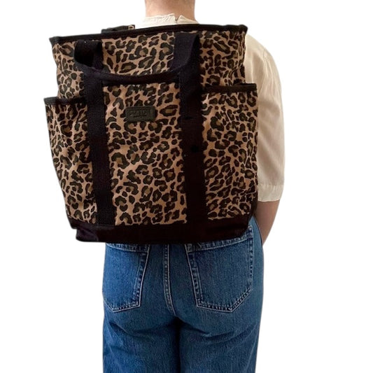 Leopard Print Backpack