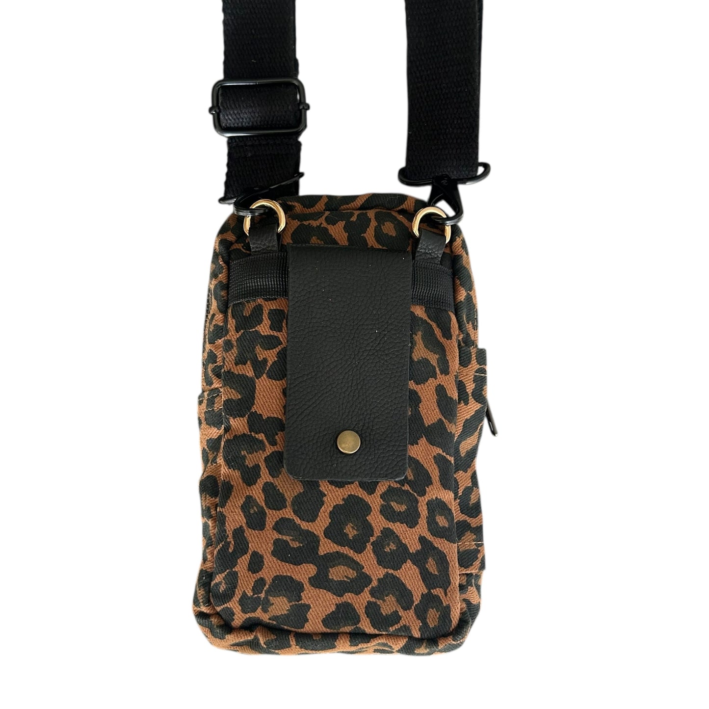 Barcelona bag - brown leopard print