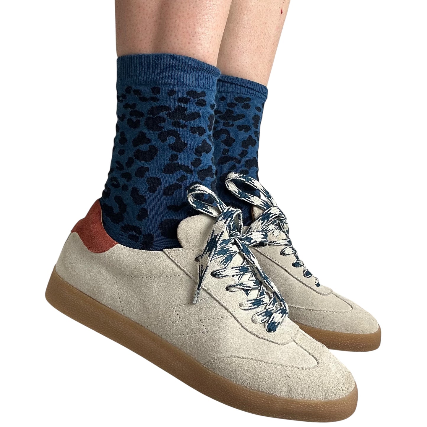 Leopard print socks