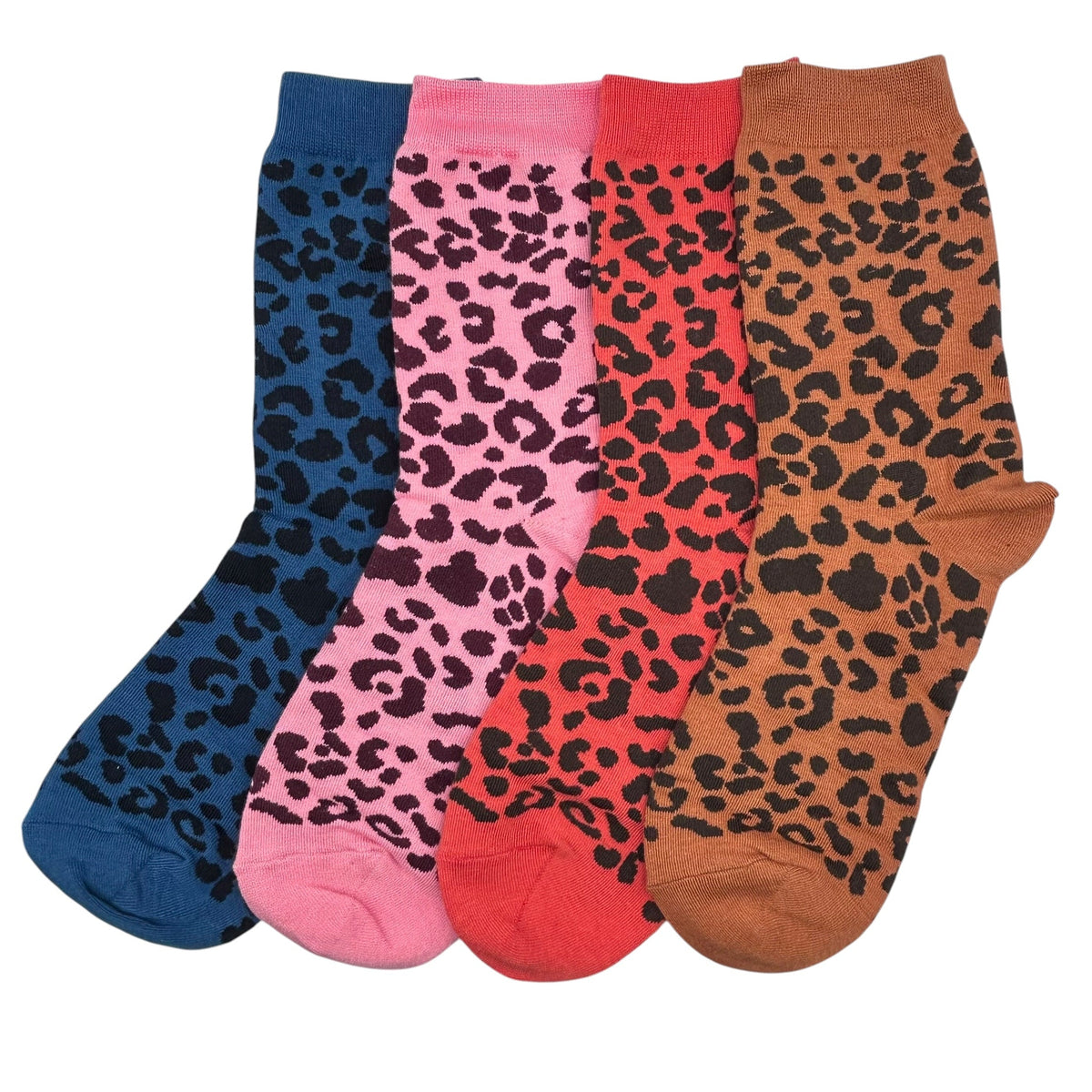 Leopard print socks