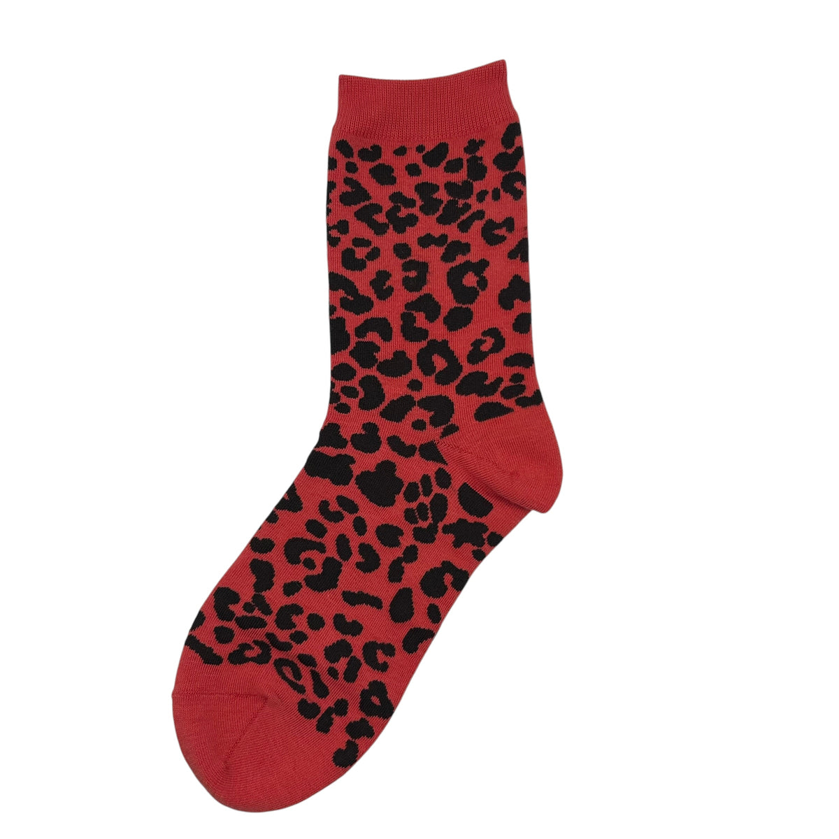 Leopard print socks