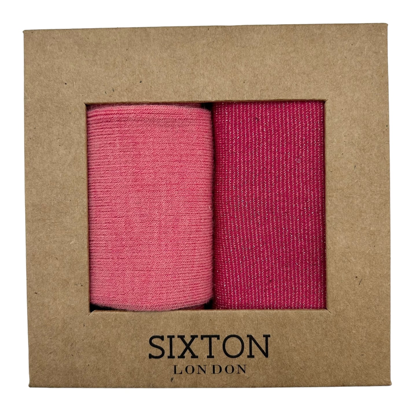 Pink Barcelona & Tokyo sock box duo