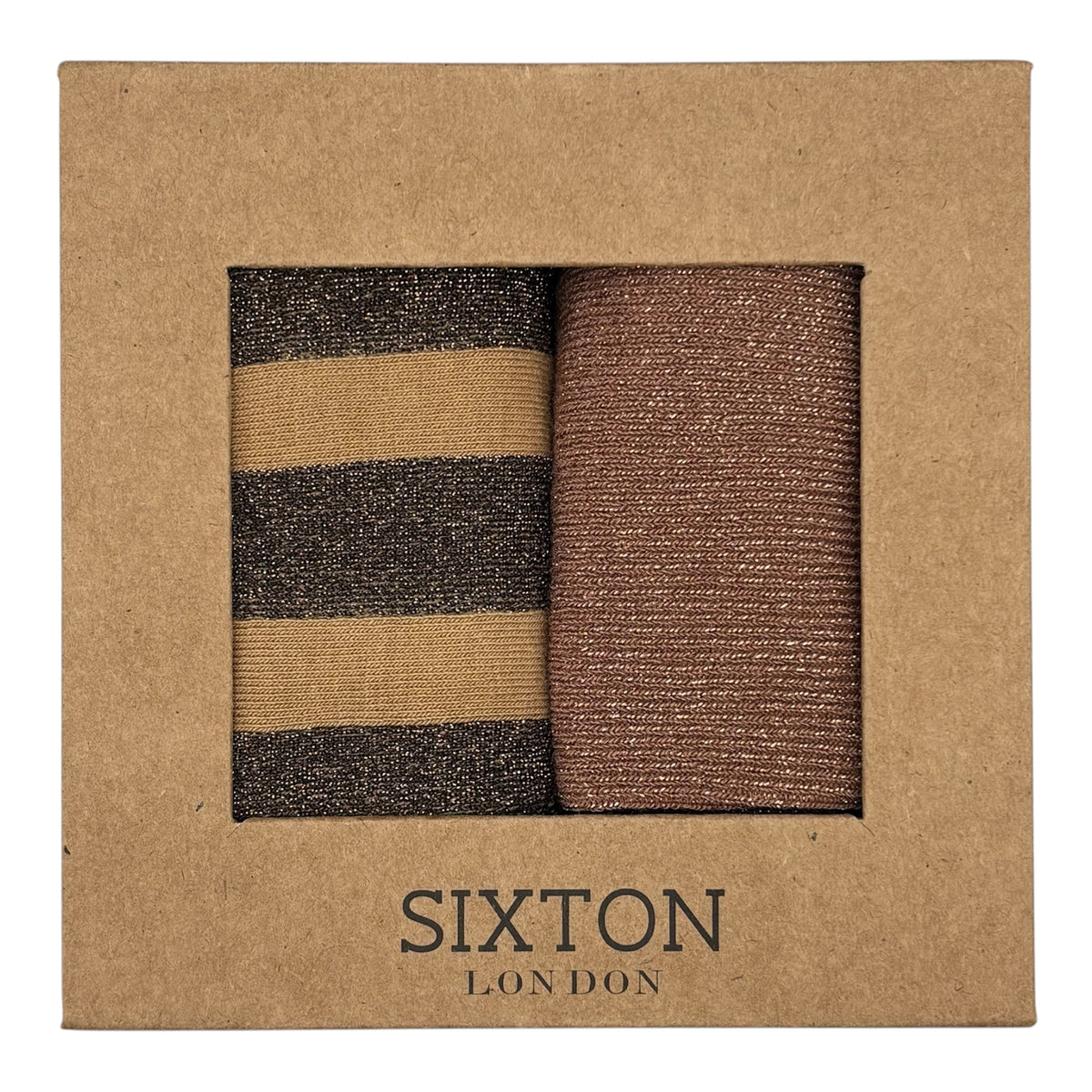 Sand Berlin & Latte Vegas sock box duo