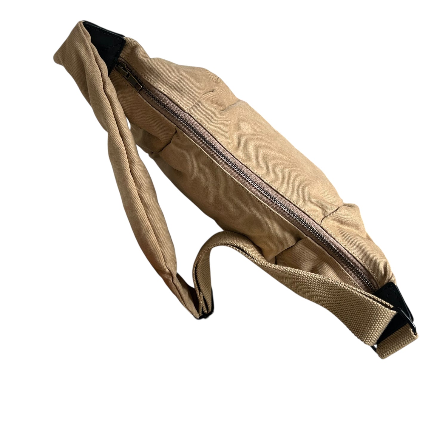 Brixton cross body sling bag - Sand cotton canvas - small