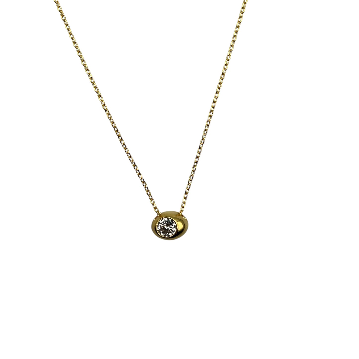 Sparkle Droplet Pendant Necklace
