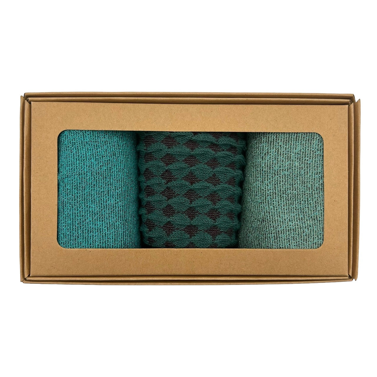Turquoise mix sock box