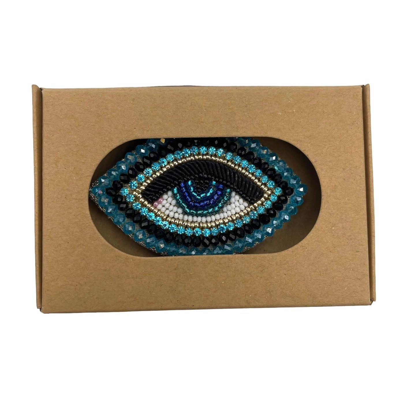 Turquoise eye pin